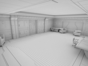 sci fi apartment 3D Model