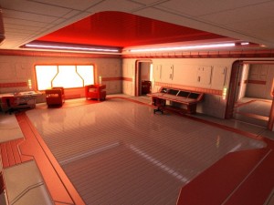sci fi apartment 3D Model