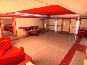 sci fi apartment 3D Model