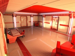 sci fi apartment 3D Model