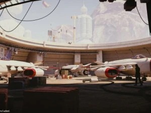 d1 space superiority fighter hd 3D Model