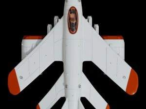 d1 space superiority fighter hd 3D Model