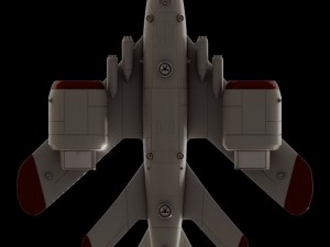 d1 space superiority fighter hd 3D Модель