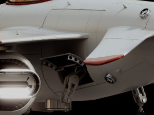 d1 space superiority fighter hd 3D Модель