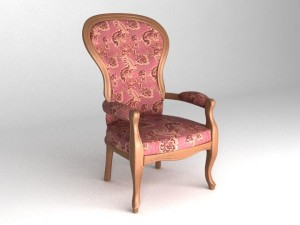 chair amadeus 3D 모델