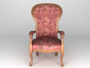 chair amadeus 3D मॉडल