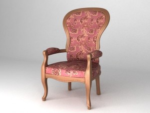 chair amadeus 3D मॉडल