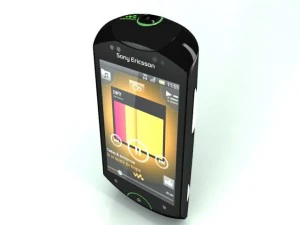 sony ericsson live with walkman wt19i mobile phone 3D Model