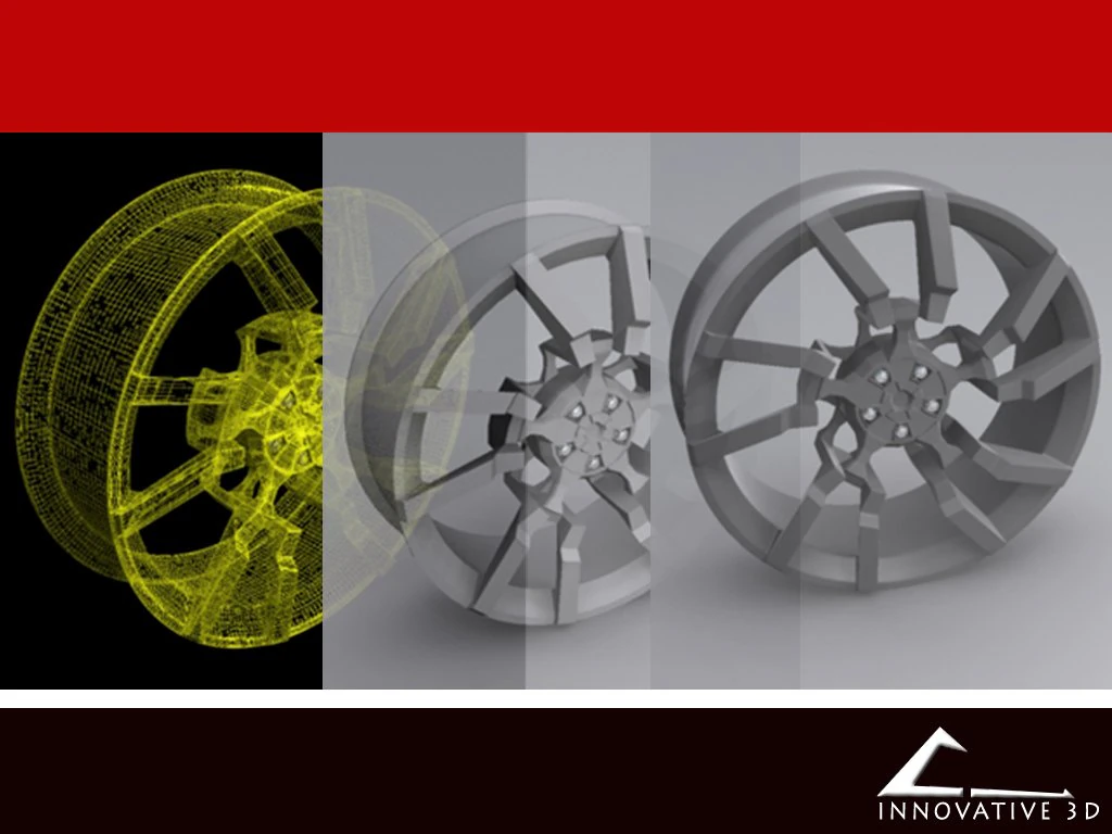 exotic car rim 3D Model .c4d .max .obj .3ds .fbx .stl .blend 