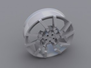 exotic car rim 3D Model