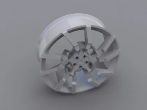 exotic car rim 3D Model