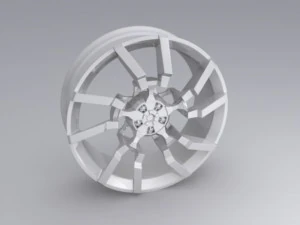 exotic car rim 3D Model