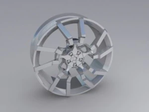 exotic car rim 3D Model