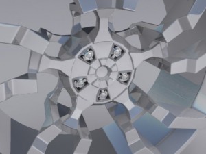 exotic car rim 3D Model