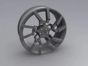 exotic car rim 3D Model