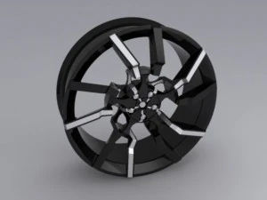 exotic car rim 3D Model