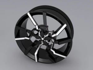 exotic car rim 3D Model