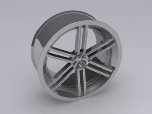 custom car rim 3D Model