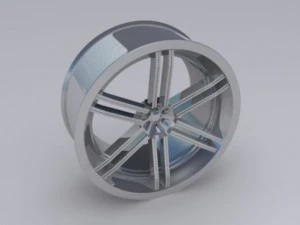 custom car rim 3D Model