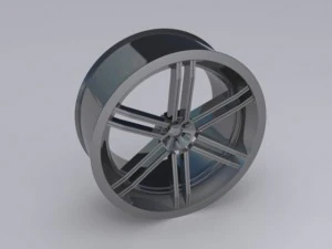 custom car rim 3D Model