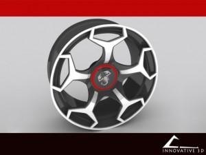 abarth punto evo rim Modello 3D