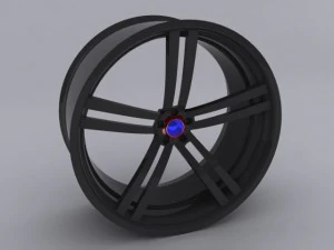 custom car rim 3D Model