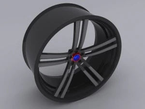 custom car rim 3D Model
