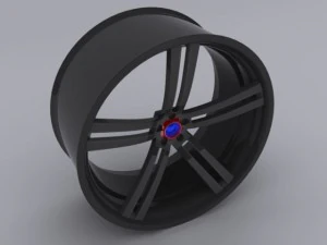 custom car rim 3D Model