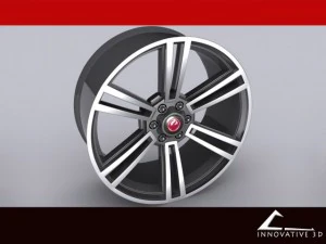 jante personnalis&eacute;e Modèle 3D