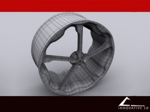 custom rim Model 3D