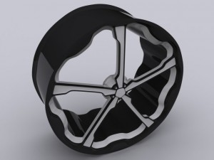 custom rim Model 3D