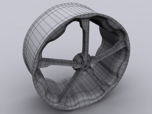 custom rim Model 3D