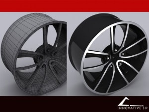 custom rim Modello 3D