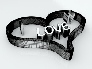 love heart 3Dモデル