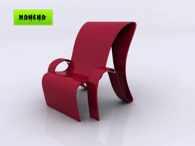 fashion chair 3D Model .c4d .max .obj .3ds .fbx .stl .blend 