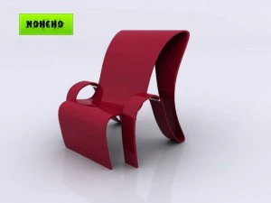 फ़ैशन कुर्सी 3D मॉडल