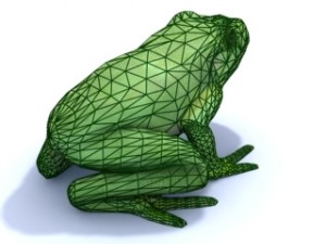 white lipped tree frog 3D Model