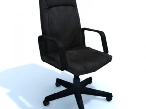 행정실 의자 3D 모델