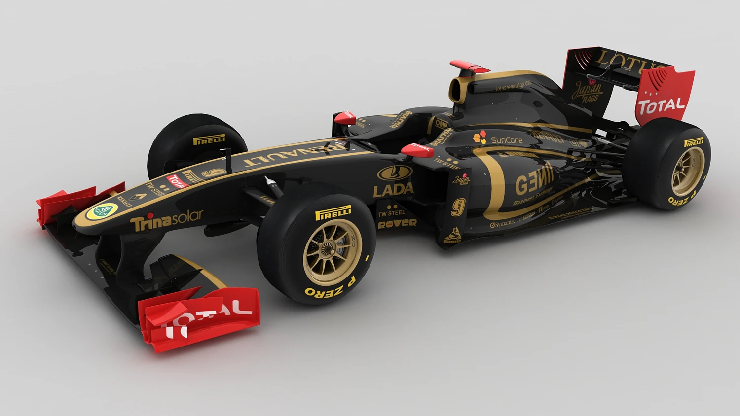 lotusrenault r31 3D Model .c4d .max .obj .3ds .fbx .stl .blend 