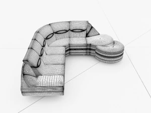 sofa paola 2 3D Model