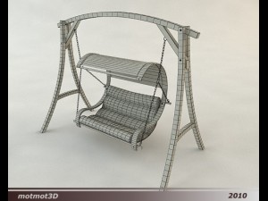 garden swing 3D Model