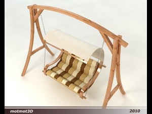 garden swing 3D Model