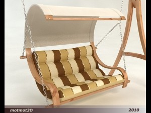 garden swing 3D Model