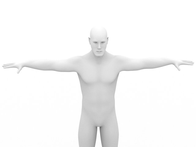 male 3D Model .c4d .max .obj .3ds .fbx .stl .blend 