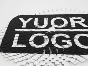 logo animasi Model 3D