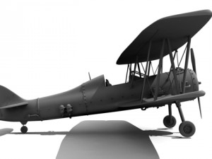 baron airplane 3D 模型