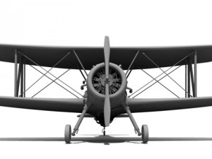baron airplane 3D 模型