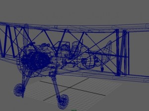 baron airplane 3D 模型