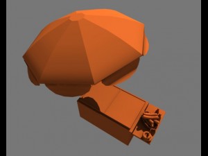 hot dog stand 3D Модель