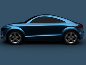 audi tt 2007 Modelo 3D